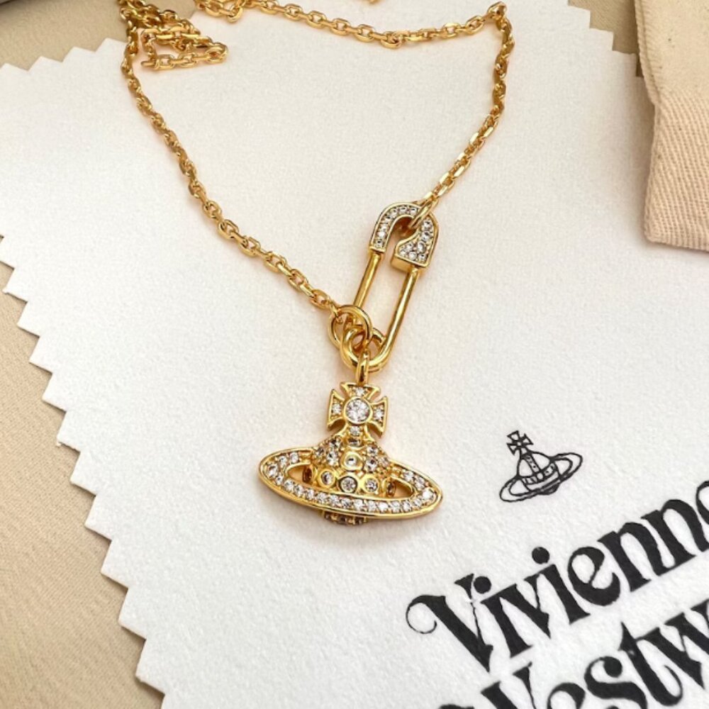 Vivienne Westwood Pin Orb Necklace